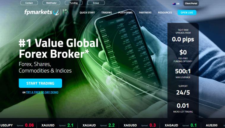 FP Markets (ECN forex broker)