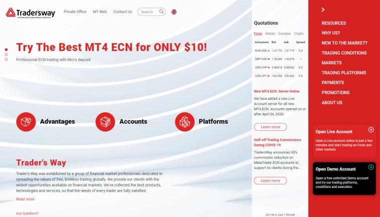 Traders Way (ECN forex broker)
